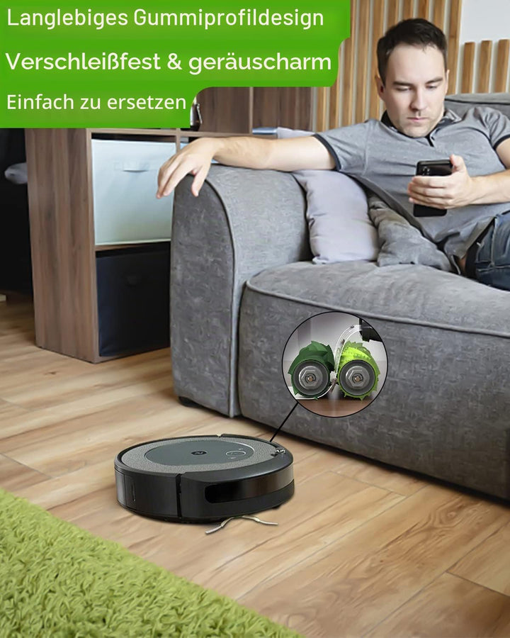 Jissta Bürsten Ersatzteile für iRobot Roomba E & I Serie E5 E6 i7 i7+ i3 i3+ i4 i4+ i6 i6+ j7 j7+ i8