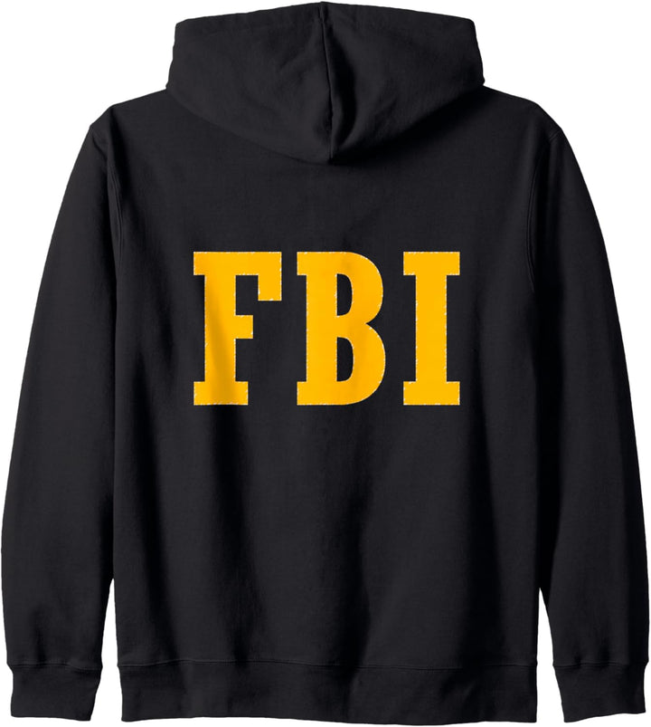 Federal Bureau of Investigation FBI Kostüm Front/Back Print Kapuzenjacke