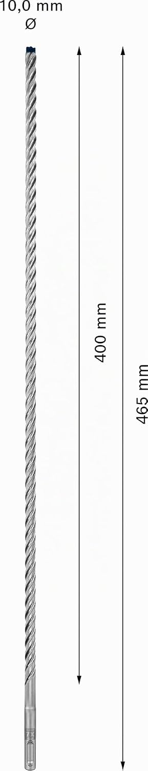 Bosch Professional 1x Expert SDS plus-7X Hammerbohrer (für Stahlbeton, Ø 10,00x600 mm, Zubehör Bohrh