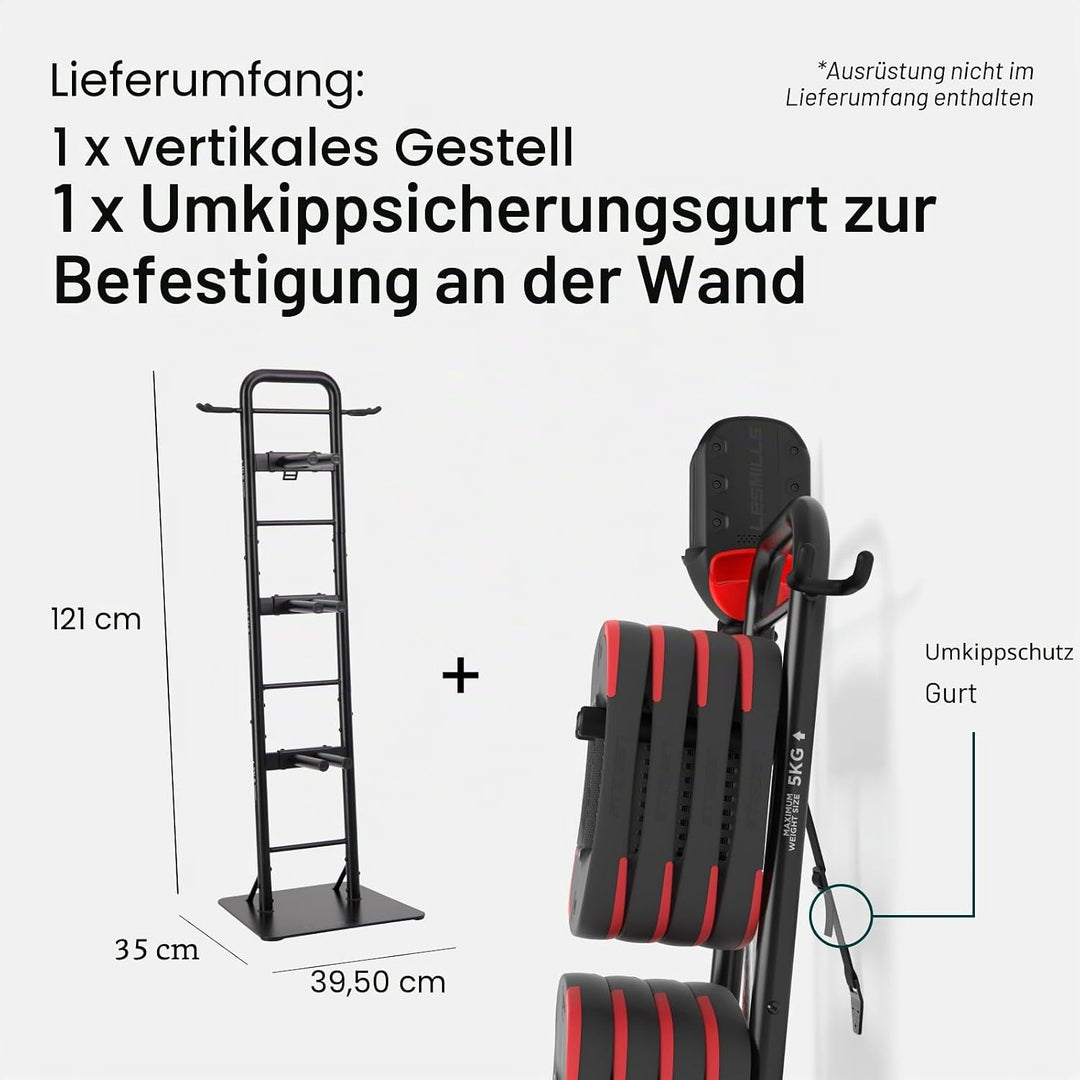 Les Mills™ Vertikales Storage Rack für Trainingsequipment