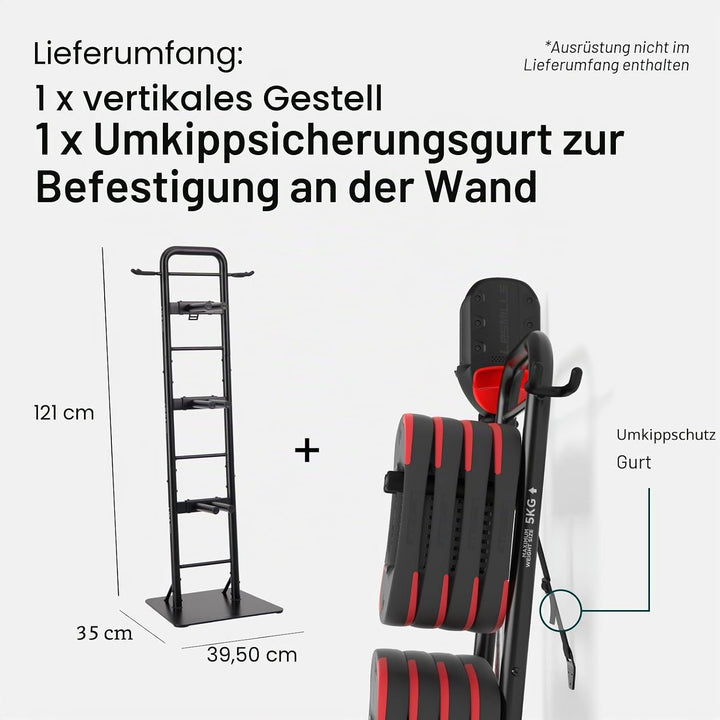 Les Mills™ Vertikales Storage Rack für Trainingsequipment