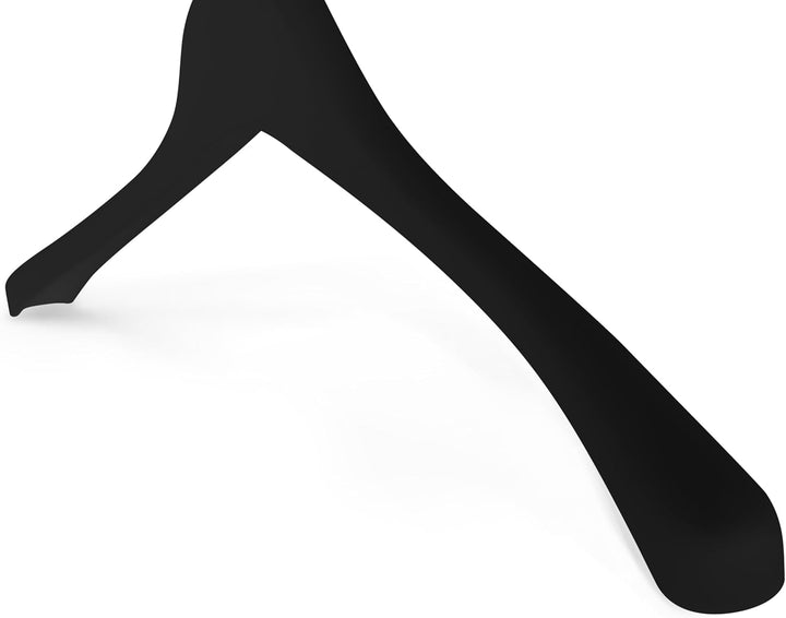 Kiroplast Kleiderbügel für Hemden, T-Shirts, Kleiderbügel aus Kunststoff, platzsparend, rutschfest,