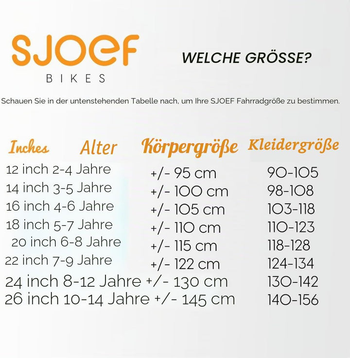 SJOEF Dolly Kinderfahrrad 12 Zoll | Kinder Fahrrad für Mädchen/Jugend | Ab 2-7 Jahren | 12-18 Zoll |
