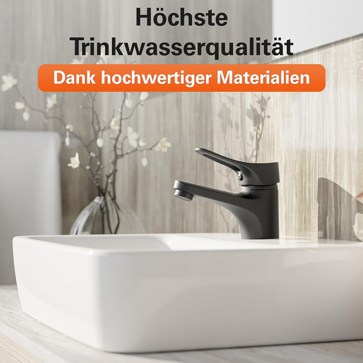 EISL NI075VEB VERONA Wasserhahn Bad, Mischbatterie für Waschbecken, Einhebelmischer Badezimmer, Wasc