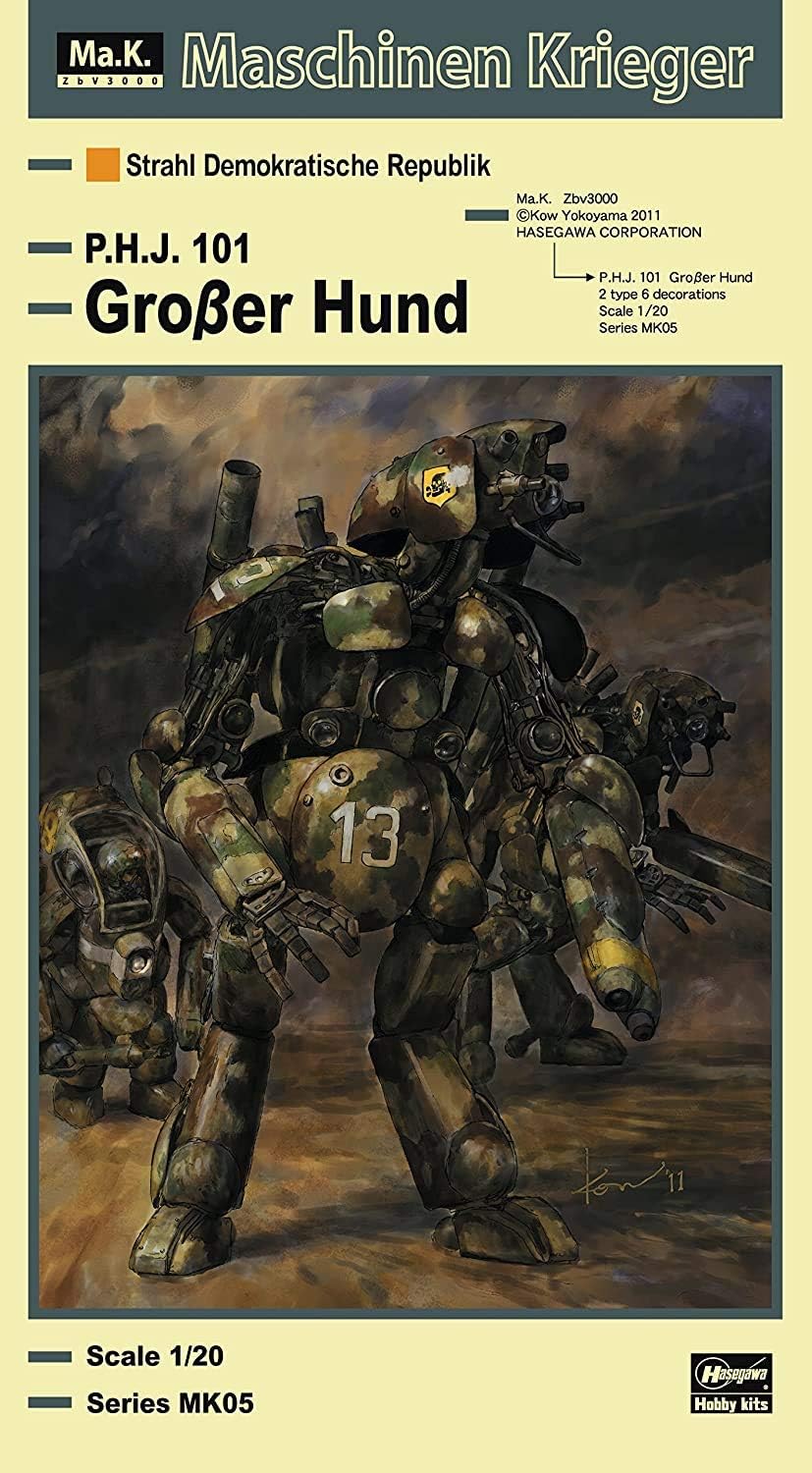 Hasegawa HMK05 MK05 - 44216 Humanoid Unmanned Interceptor Grosser Hund