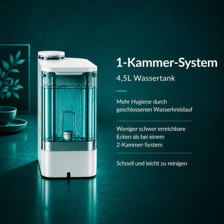 Osmoseanlage Auftisch AquaLiva elan | Umkehrosmoseanlage Trinkwasser | Ohne Installation | Wasserfil