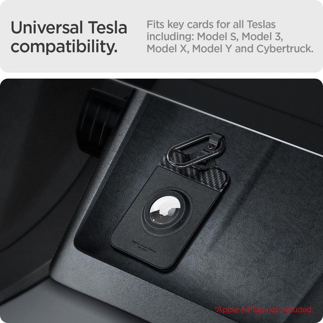 Spigen Air Fit Schlüssel Karten Halter für Tesla Model Y (~2026 Juniper) Model 3 (~Highland 2026) S