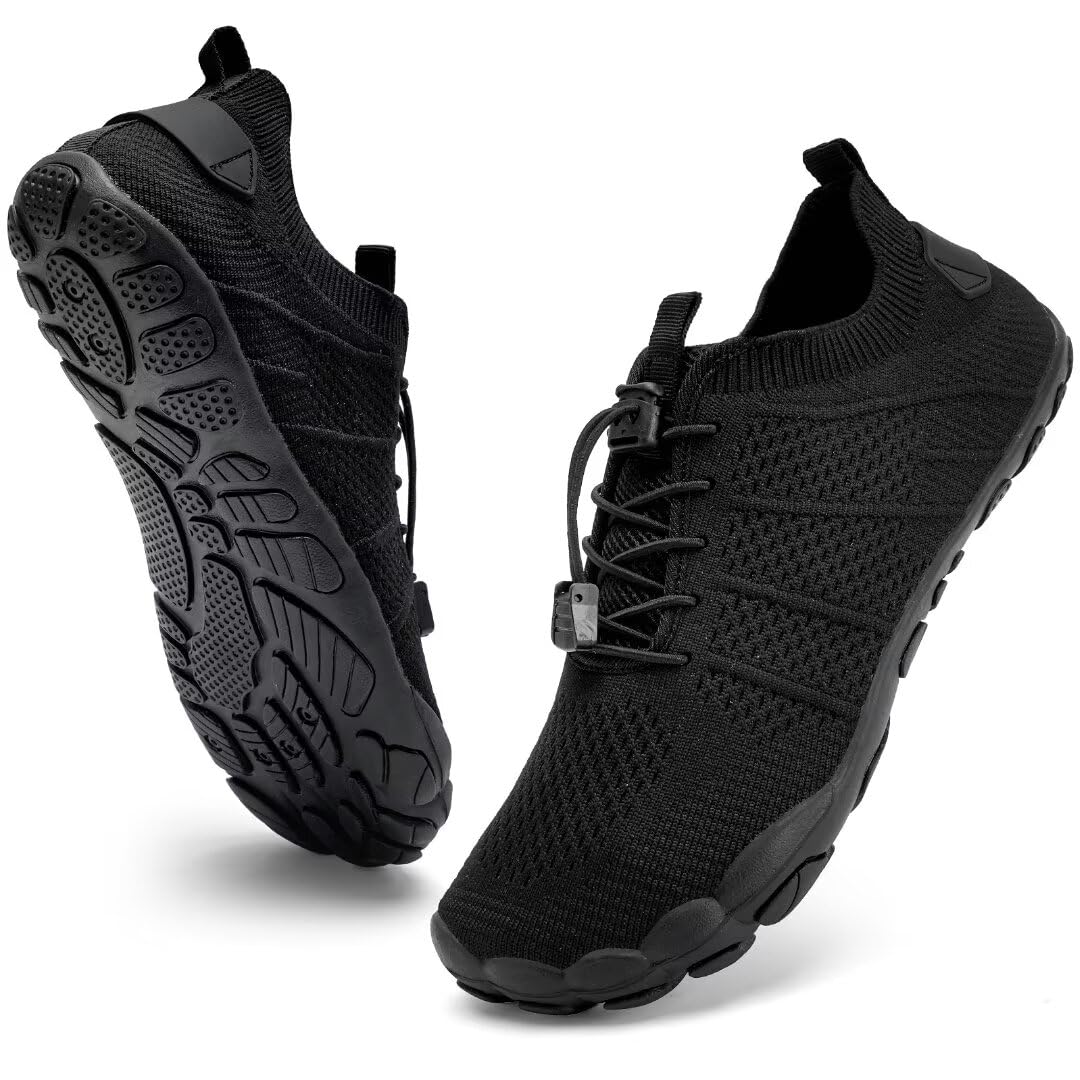 IceUnicorn Barfussschuhe Damen Herren Breite Traillaufschuhe Zehenschuhe Unisex Schwimmschuhe Strand