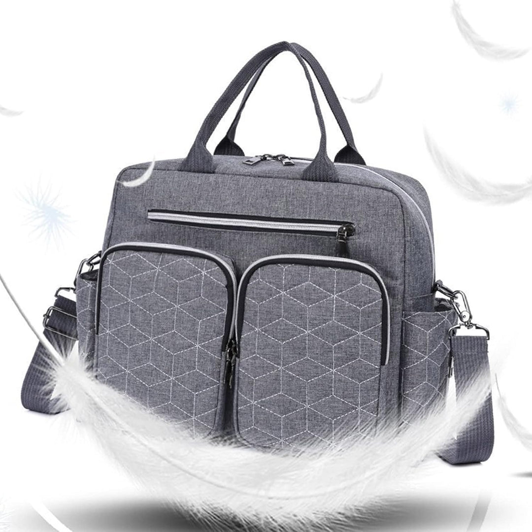 Aby Wickeltasche für Mama und Papa, Wickeltasche, Mama, Reisetasche, Strandtasche, mehrere Taschen,