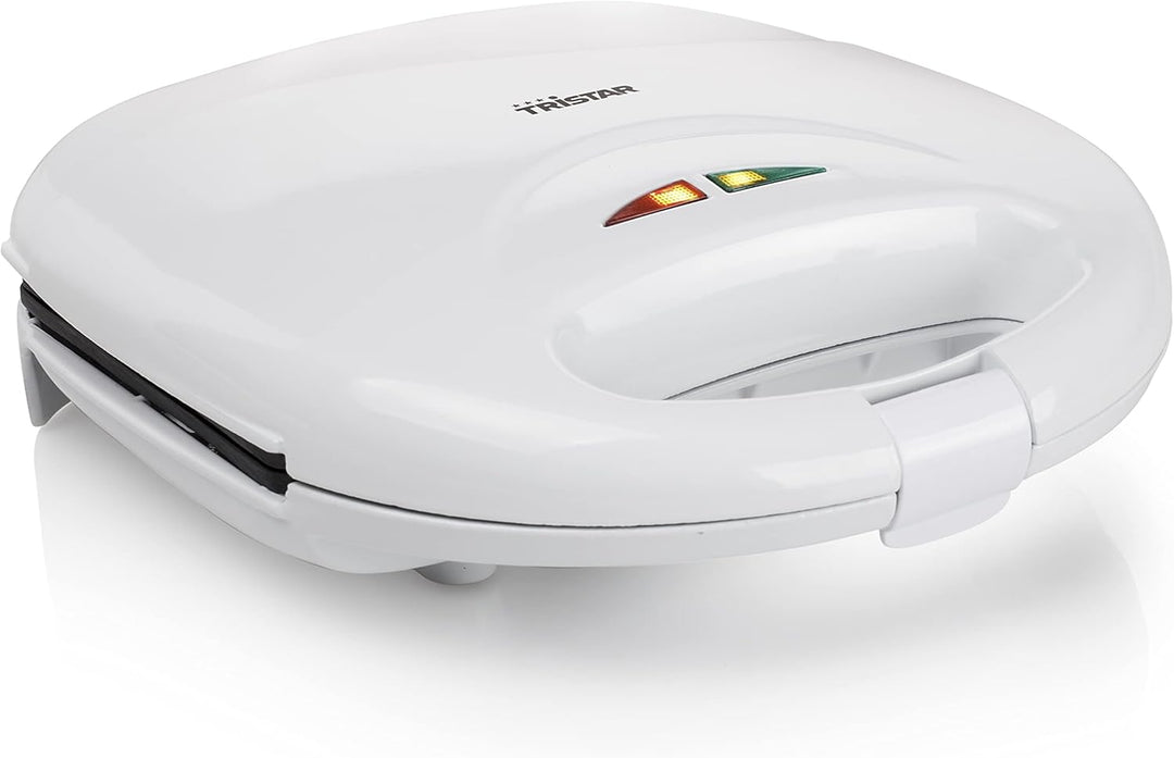Tristar Sandwichmaker SA-3050, Kontaktgrill mit Kontrollleuchte, 0,7m Kabellänge, 750 Watt, 22x13cm