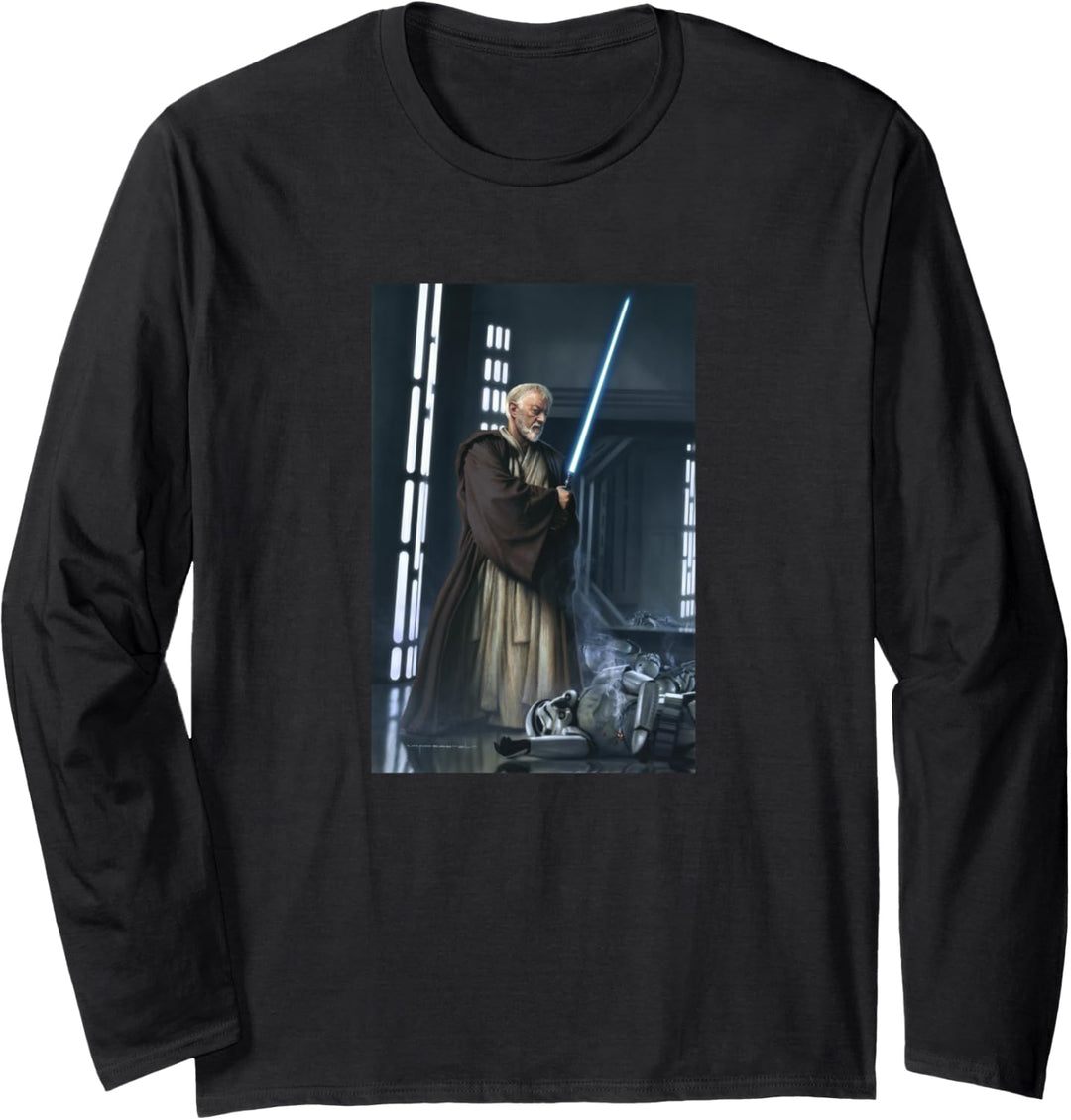 Star Wars Obi-Wan Kenobi Lightsaber Picture Langarmshirt