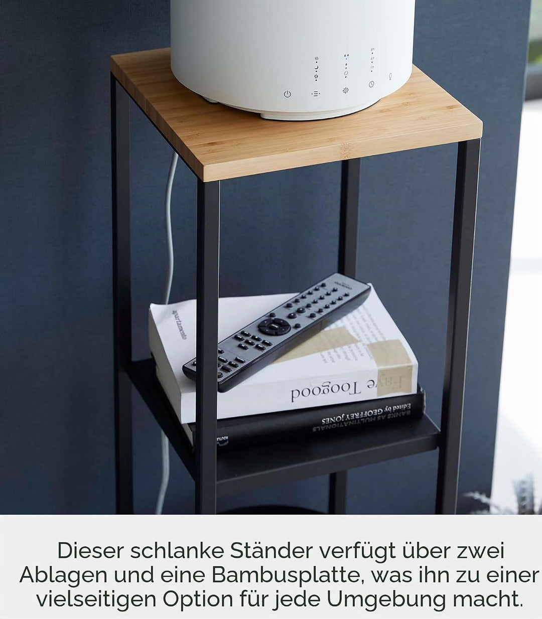 Yamazaki Tower Beistelltisch, Schwarz, One Size Schwarz One Size, Schwarz One Size
