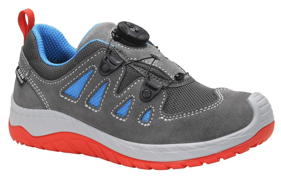 ELTEN Kinderschuhe Outdoor Maddox Kids BOA Black-red Low für Mädchen und Jungen 32 EU Grau Rot, 32 E