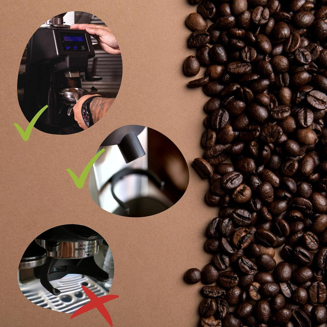 NATUMO – Siebträger Dosierring, Barista Zubehör, magnetischer Siebträger Trichter, Coffe Dosing Funn