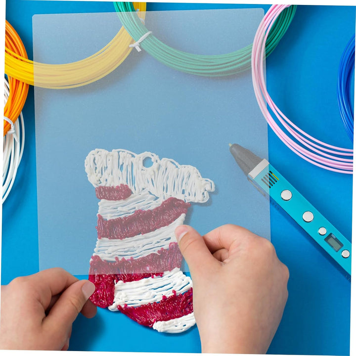 Dicke PVC 3D-zeichenmatte 10 Stück Transparent Kunststofffolien Für 3D-Stift Zeichnungen Kreative An