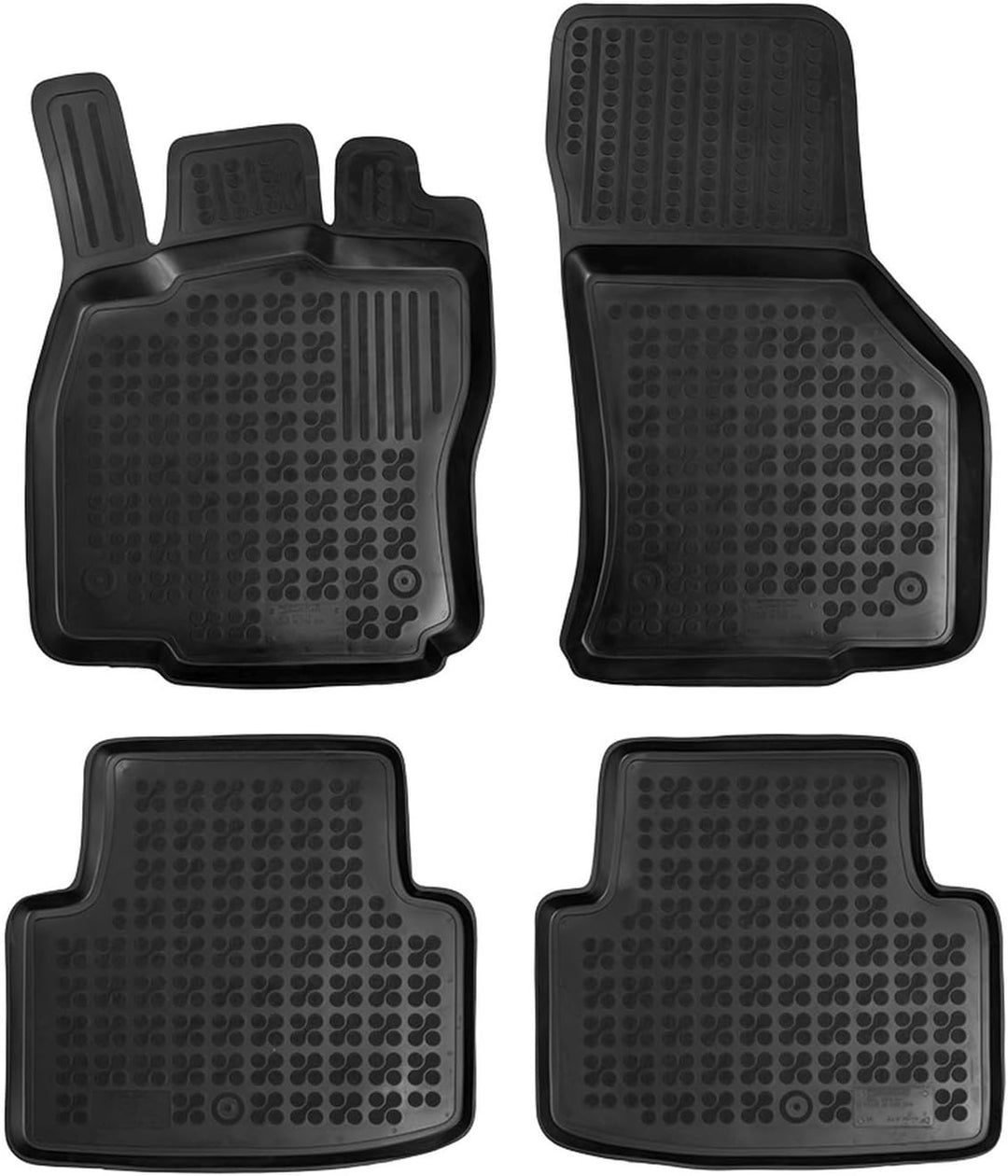 AZUGA Hohe Gummi Fussmatten passend für VW Passat ab 11/2014 3G/B8 AZ10300262 Automatten Gummimatten