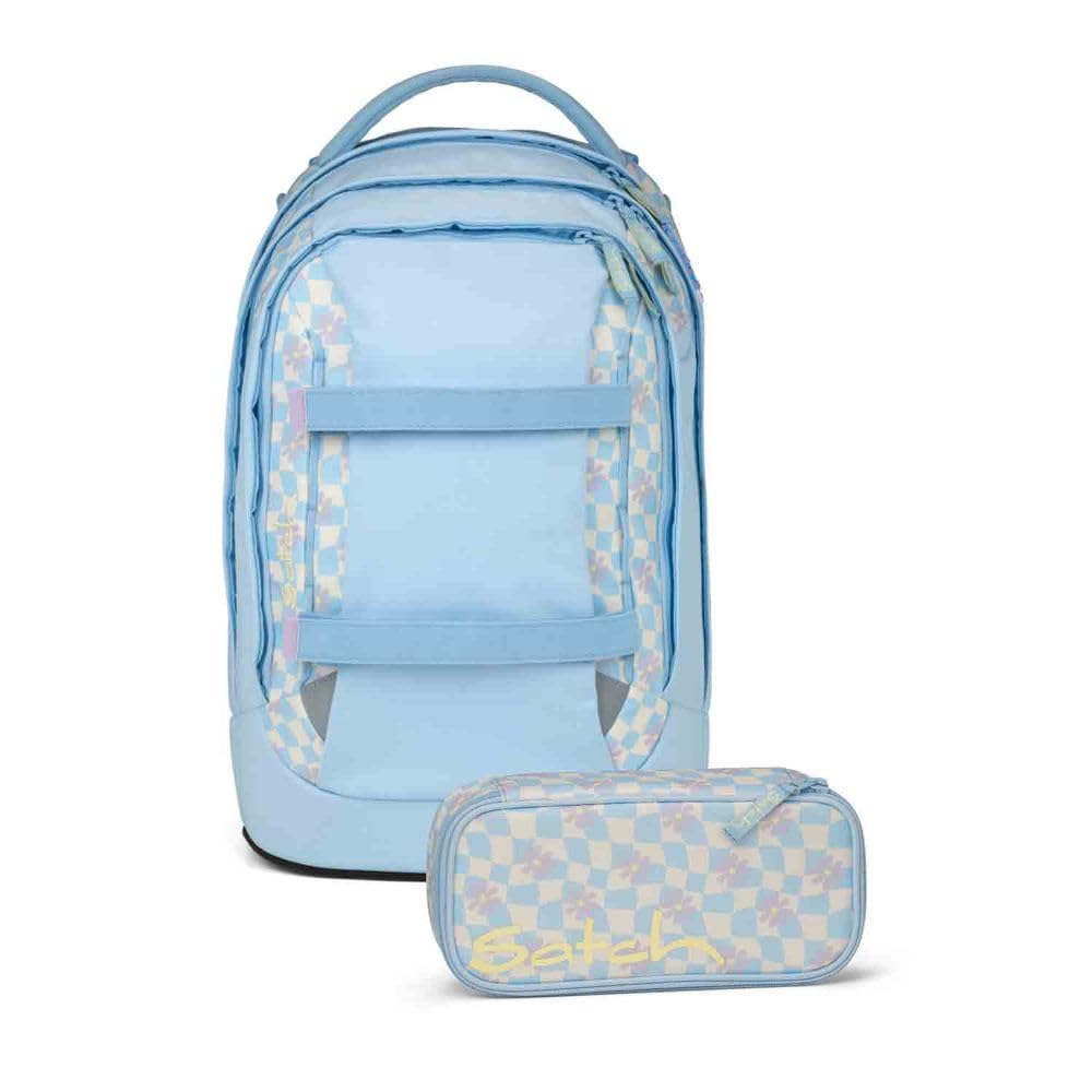 Satch Pack Schulrucksack Set 2tlg. inkl. Schlamperbox (Summer Era), Summer Era