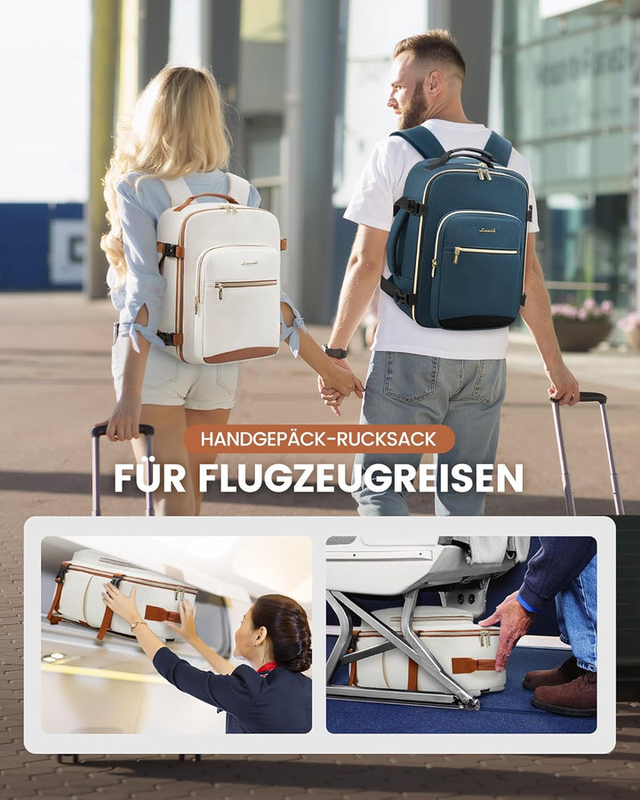 LOVEVOOK Handgepäck Rucksack 40x30x20 Ryanair, Klein Handgepäck Tasche Reiserucksack Flugzeug, Carry