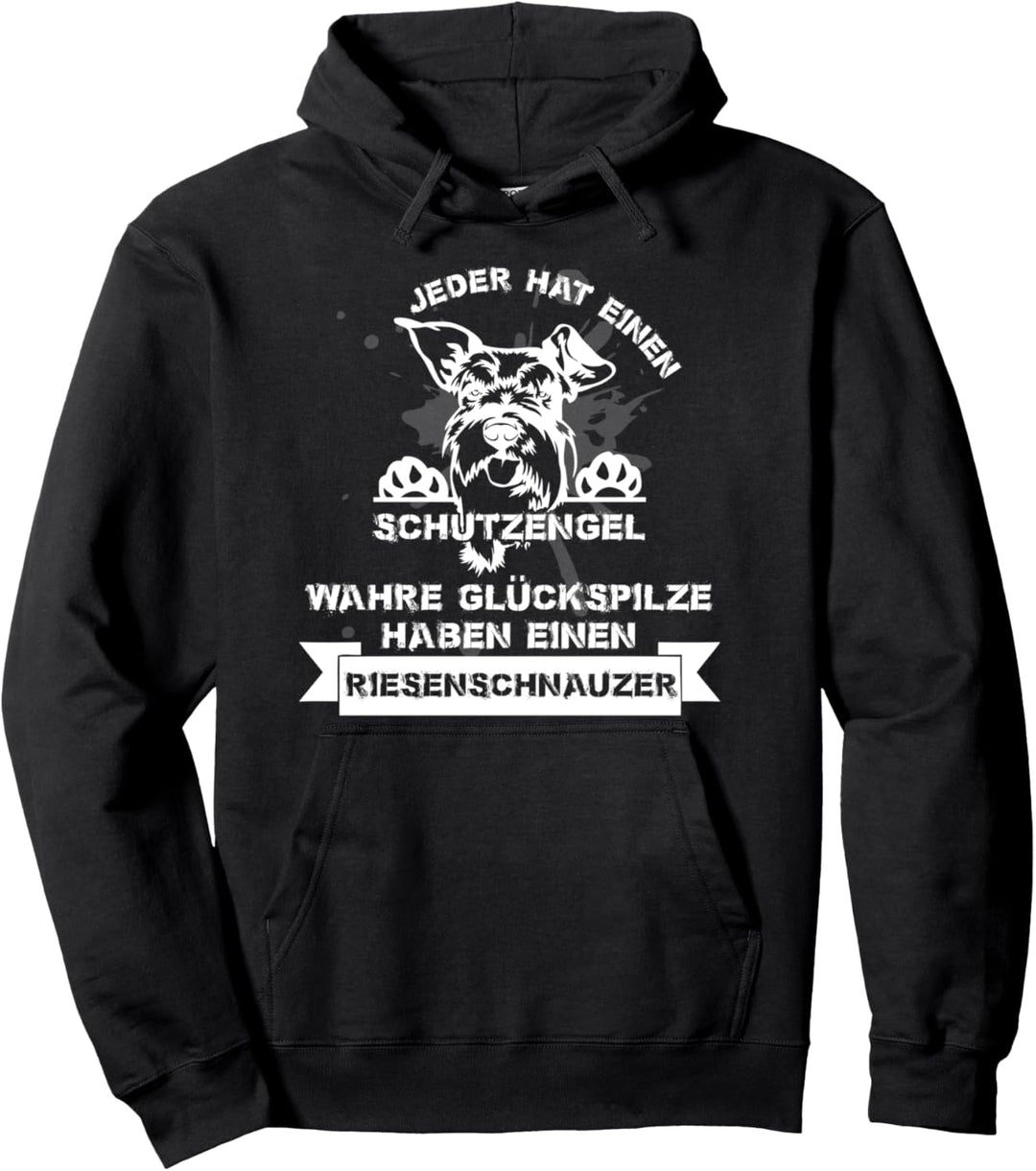 Riesenschnauzer Schutzengel Hundebesitzer Schnauzer Geschenk Pullover Hoodie