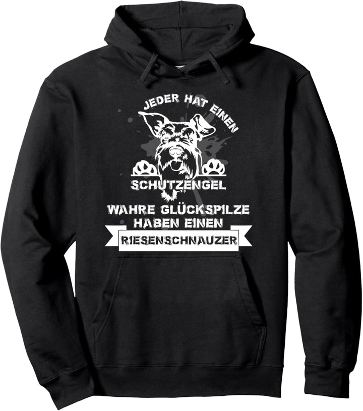 Riesenschnauzer Schutzengel Hundebesitzer Schnauzer Geschenk Pullover Hoodie