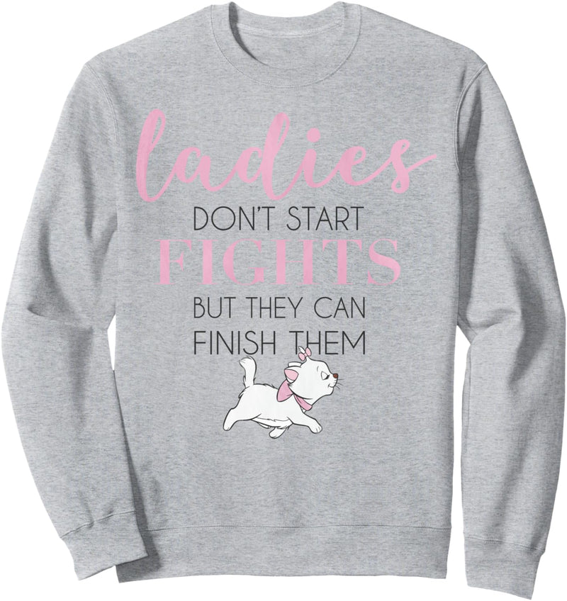 Disney Die Aristocats Marie Damen fangen keine Kämpfe an Sweatshirt