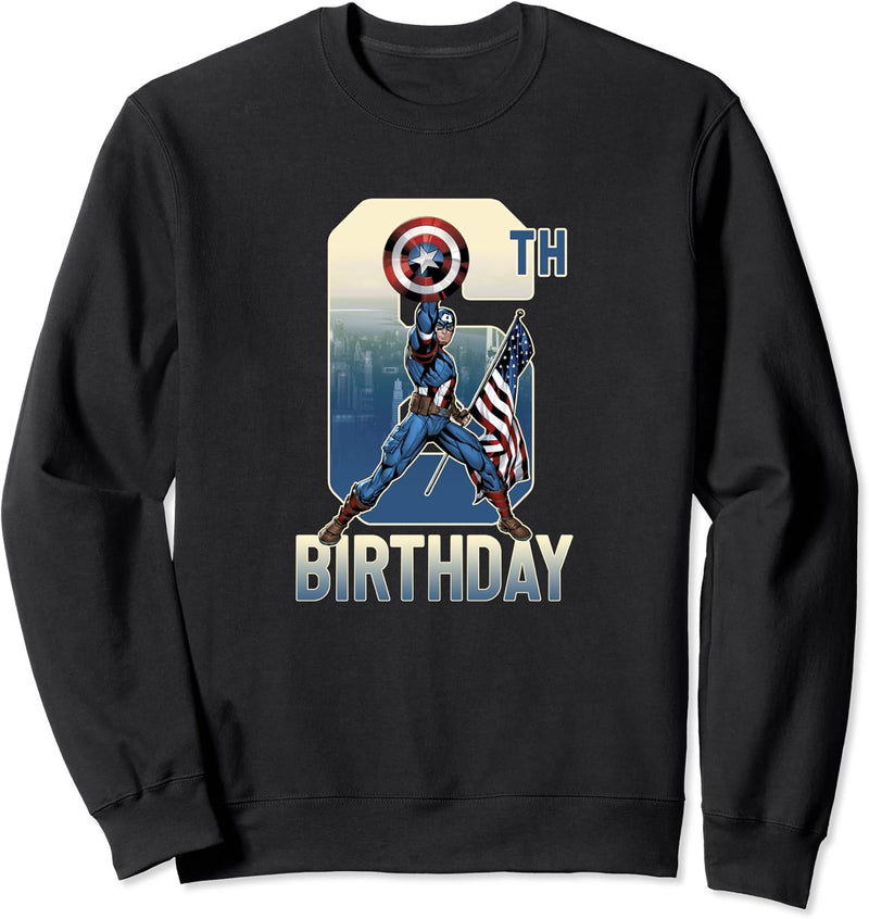 Marvel Captain America 6th Birthday Sweatshirt