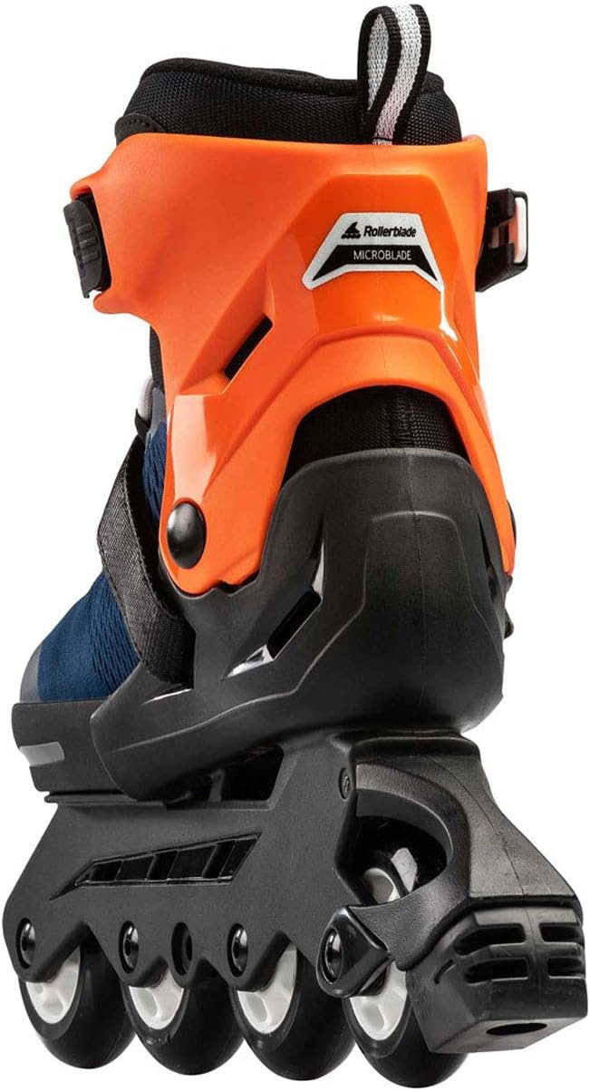 Rollerblade Jungen Microblade Inlineskate 210 Midnight Blue/Warm Orange, 210 Midnight Blue/Warm Oran