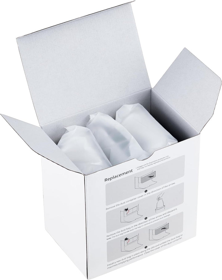 roborock Official Original Vacuum Cleaner Bag Replacement Parts, 3 pieces, Compatible Models: Qrevo/