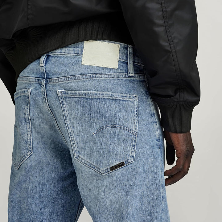 G-Star Raw Herren Jeans Mosa Straight Jeans 26W / 30L Blau (Sun Faded Amparo Blue D23692-d498-g344),