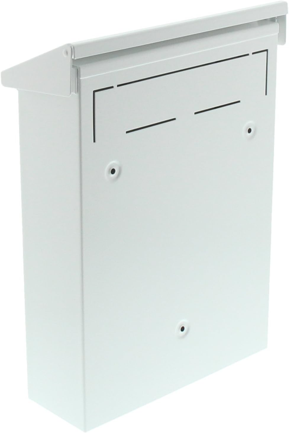 Burg-Wächter, Briefkasten mit aufklappbarem Regendach, DIN B5 Einwurf-Format, Verzinkter Stahl, Dail