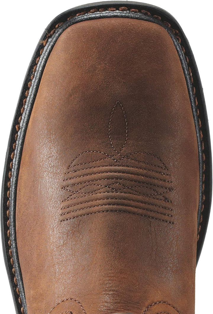 ARIAT - Herren Sierra Western Arbeitsschuhe, 40 M EU 39 EU Weit Aged Bark, 39 EU Weit Aged Bark