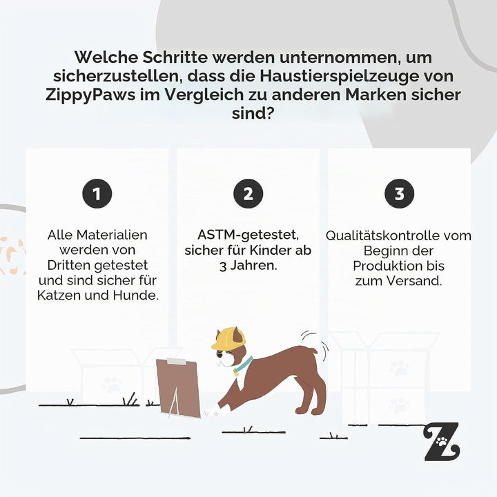 Zippy Burrow™ – Churro-Tüte | Interaktives Hundespielzeug mit Plüsch-Churros | Versteck- und Suchspi