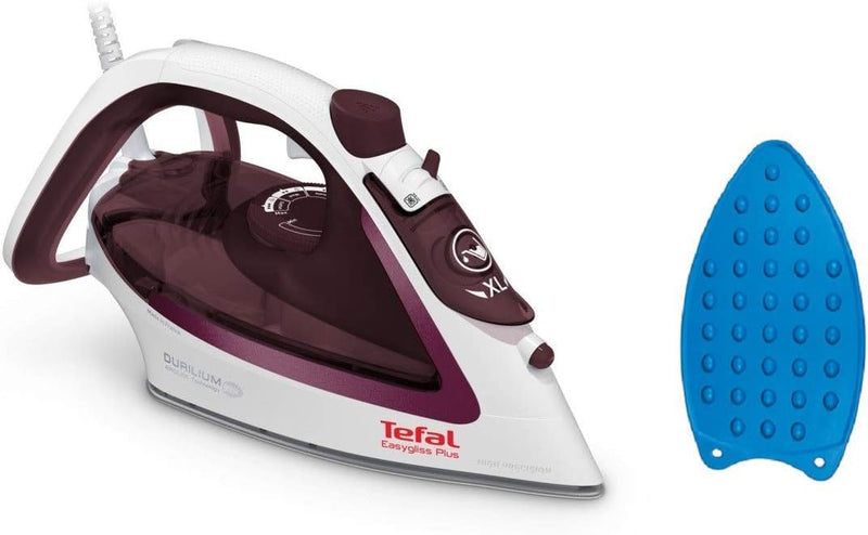 Tefal Dampfbügeleisen mit Silikonablage, Selbstreinigungsfunktion, Abschaltautomatik, Anti-Kalk-Syst