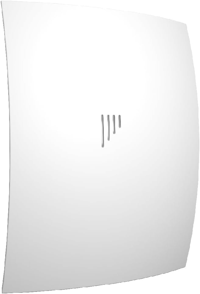 Vlano WING 100 Badlüfter, Standard, 100 mm, Rückschlagklappe, Leiser Betrieb, 90 m³/h, 25 dB(A), Wei