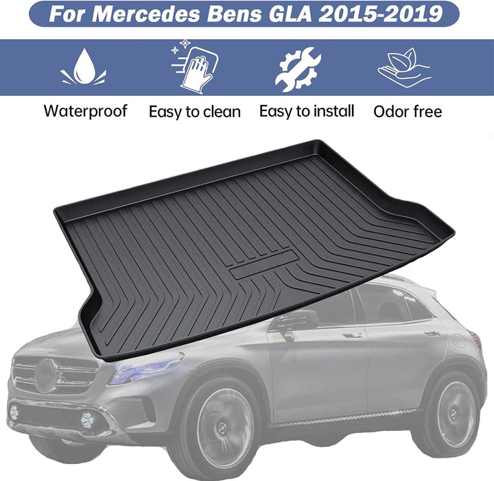 Psler Auto Allwetter Wasserdicht Protector Pad Hinten Cargo Liner Trunk Kofferraummatte für GLA 2015