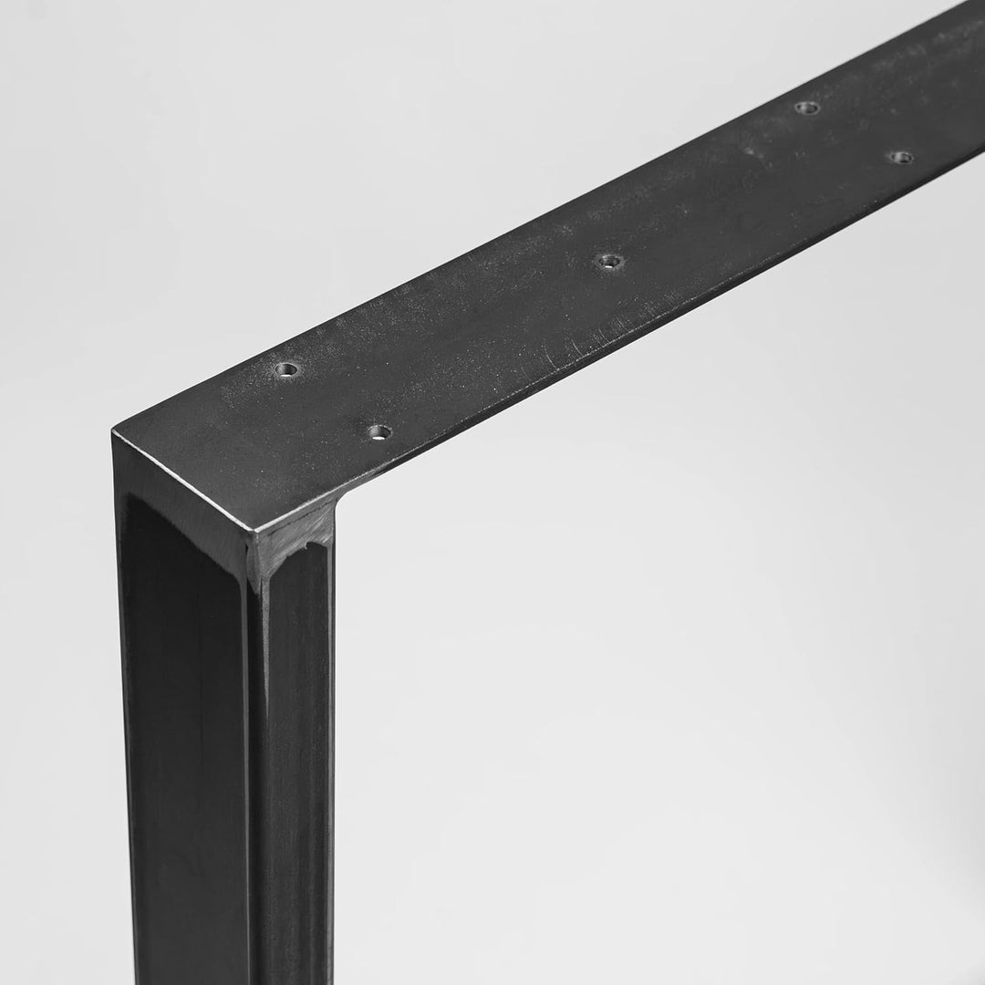 2 Stück Massive TISCHGESTELLE, Tischkufen für DIY Möbel wie Esstisch, Schreibtisch, Bistro | Vierkan