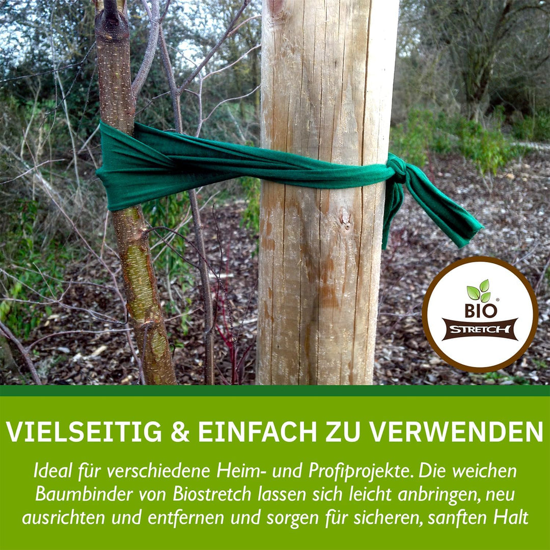 Bio-Stretch Extra Breite Weiche Garten-Pflanzenbinder – Starke und Dehnbare Unterstützung für Grosse
