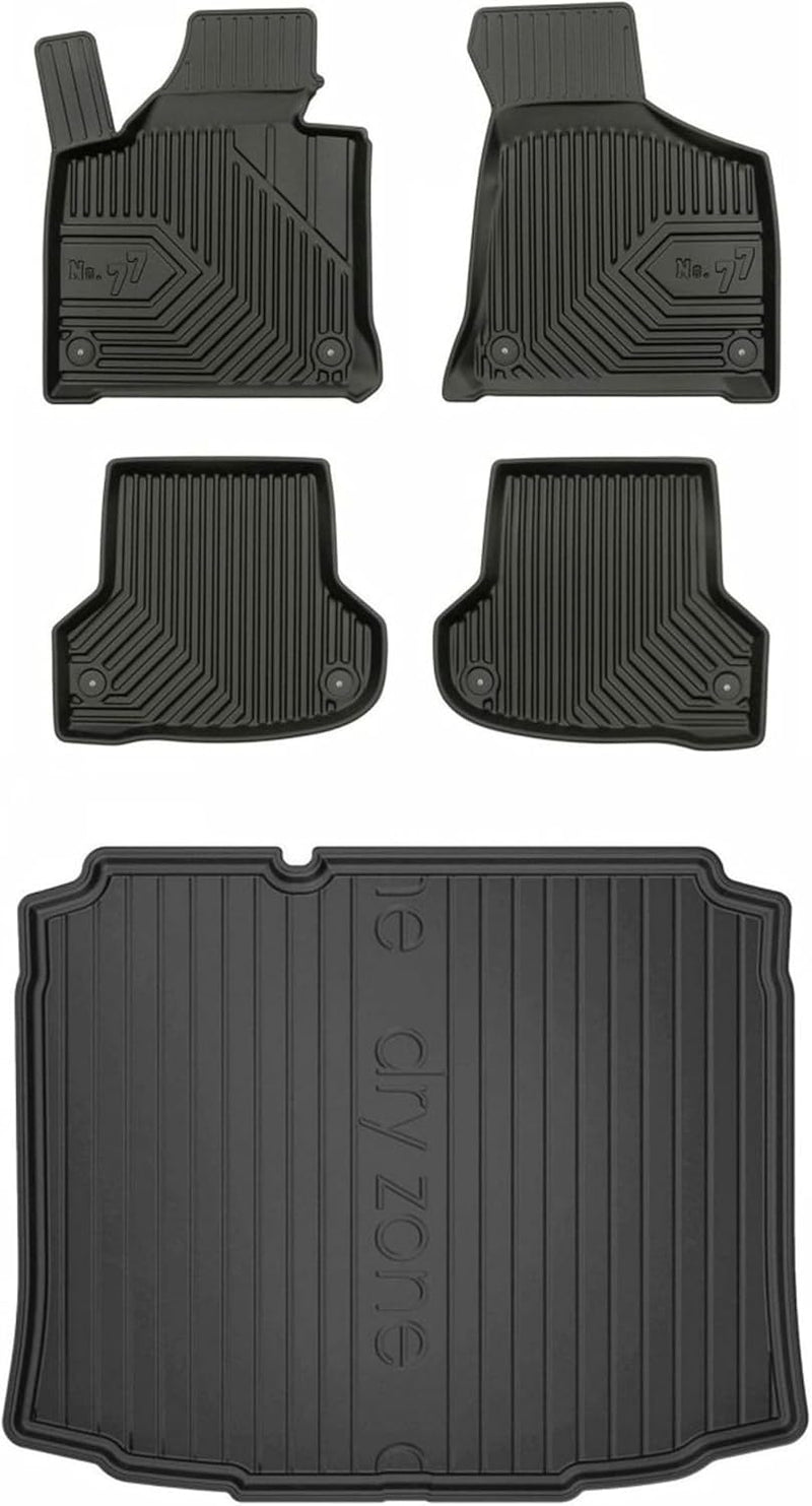 Satz Fussmatten und Gummimatte für Audi A3 8P 2003-2013