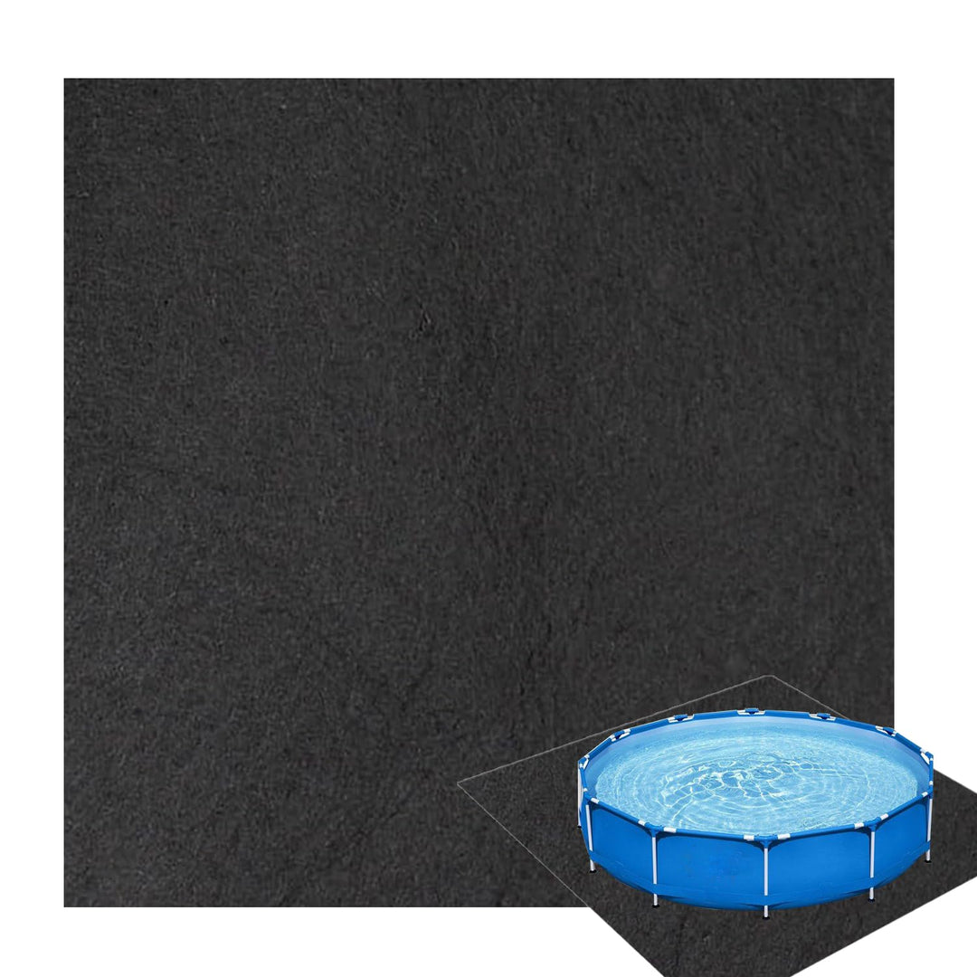 Bodenplane für Pools,Poolmatten Schutzboden, 4m Poolunterlage, Bodenschutzplane Swimmingpool,Verhind