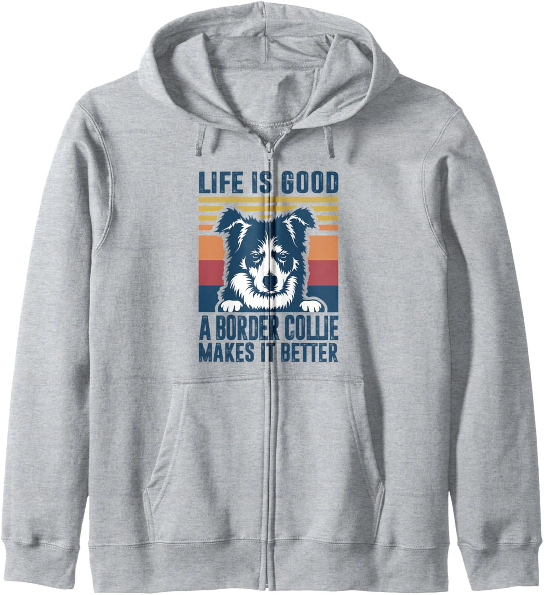 Border Collie Gifts For Women Men Dog Mom Dad Border Collie Kapuzenjacke