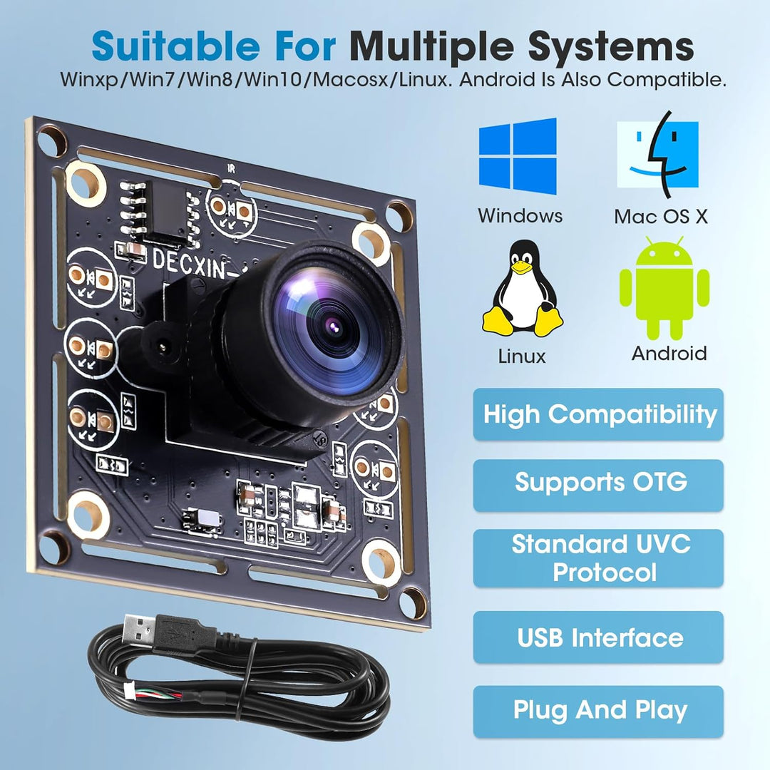OV9732 Kameramodul 3er Set, USB Kamera, Kompatibel mit Autodarts Kamera System, 1280x720 30FPS HD, 1