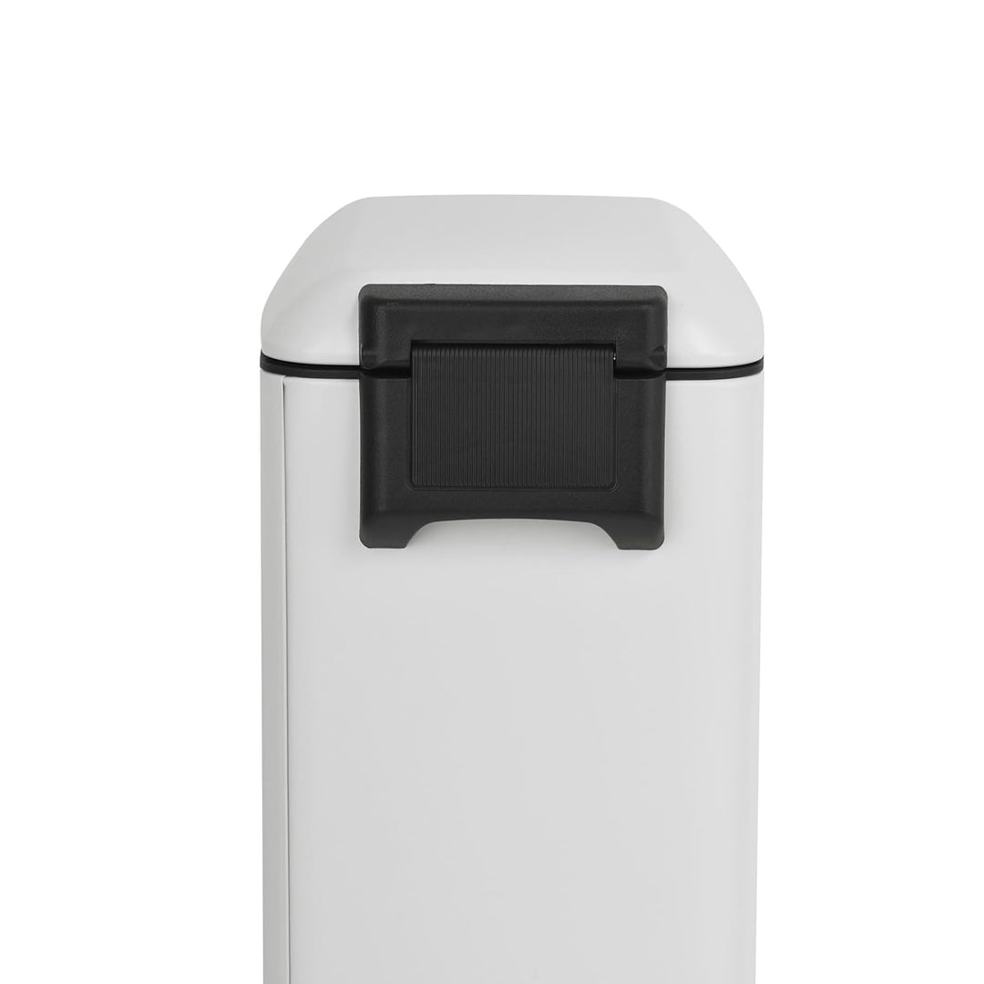 SVITA TS12 Edelstahl Mülleimer Treteimer Abfalleimer 12l inkl. Inneneimer Kunststoff Pedal Softclose
