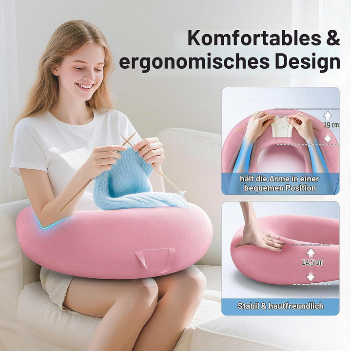 Gaming Kissen &amp; Lesekissen, Reading Pillow für das Sitzen auf dem Bett/Sofa/Fussboden, Fütterungs/Hä