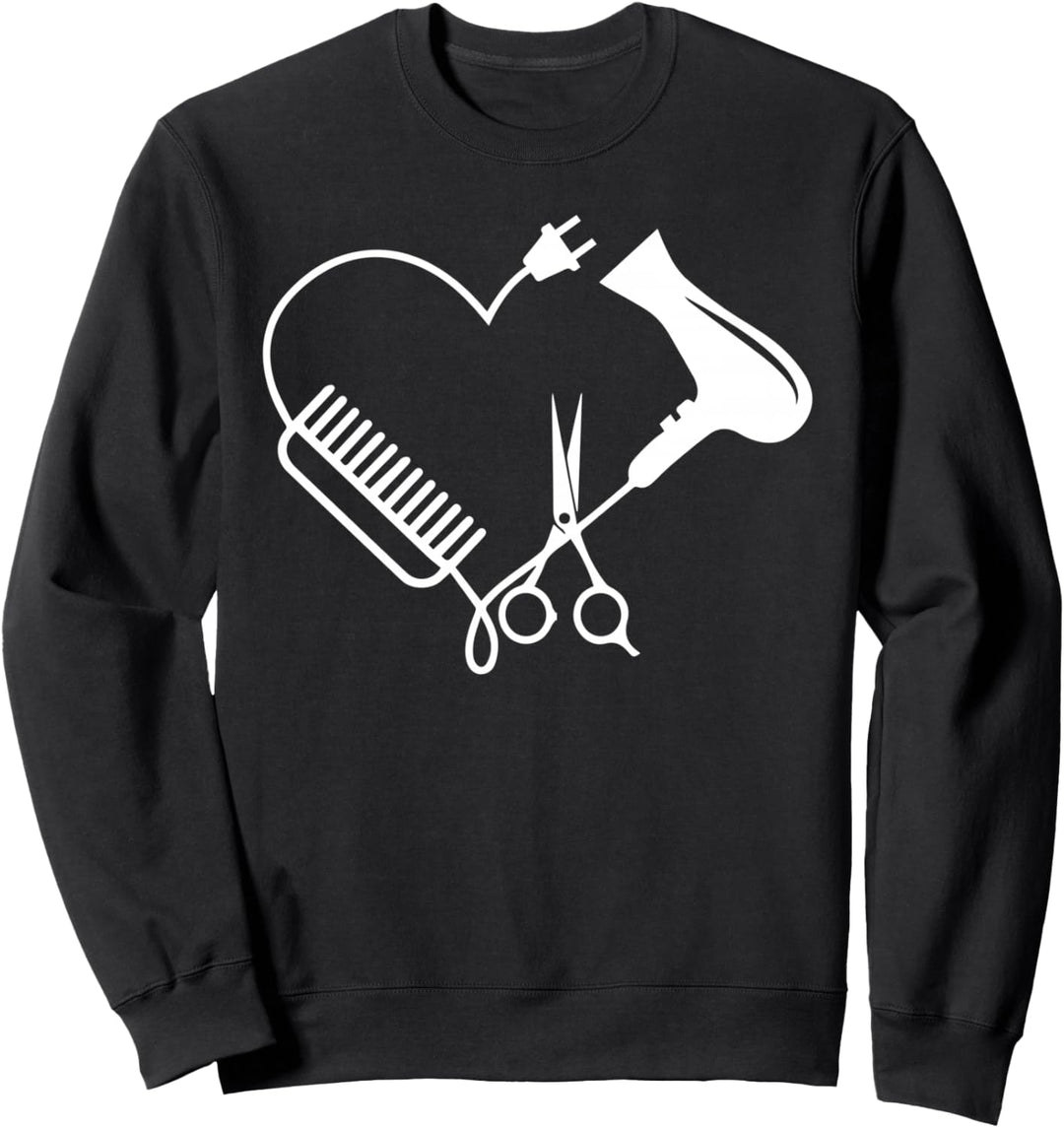Friseurin Friseur Salon Barber Hairstylist Frisör Geschenk Sweatshirt