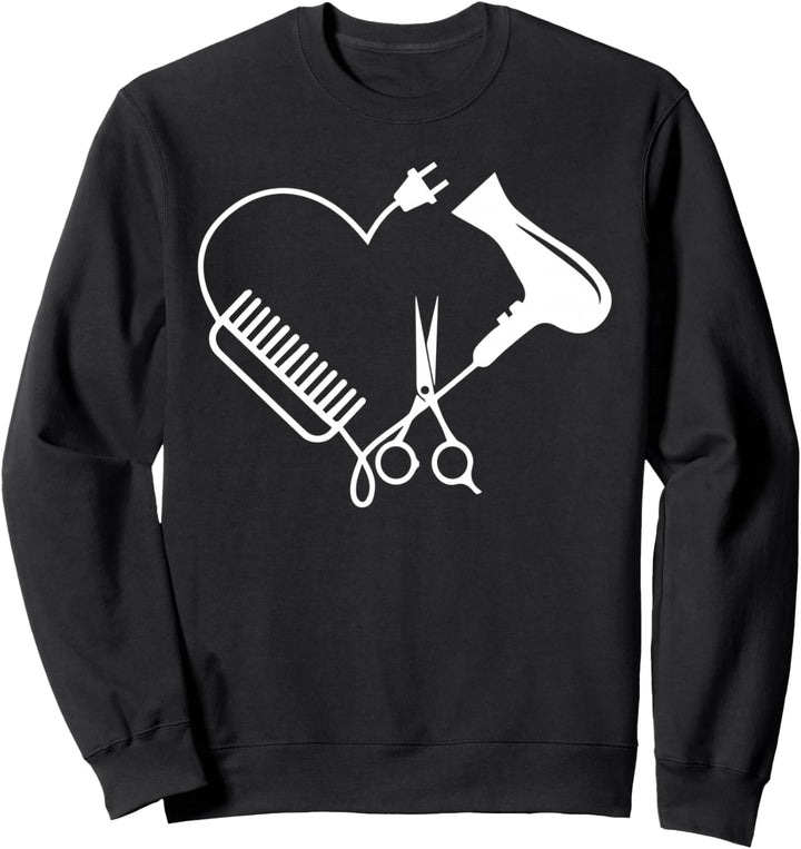 Friseurin Friseur Salon Barber Hairstylist Frisör Geschenk Sweatshirt