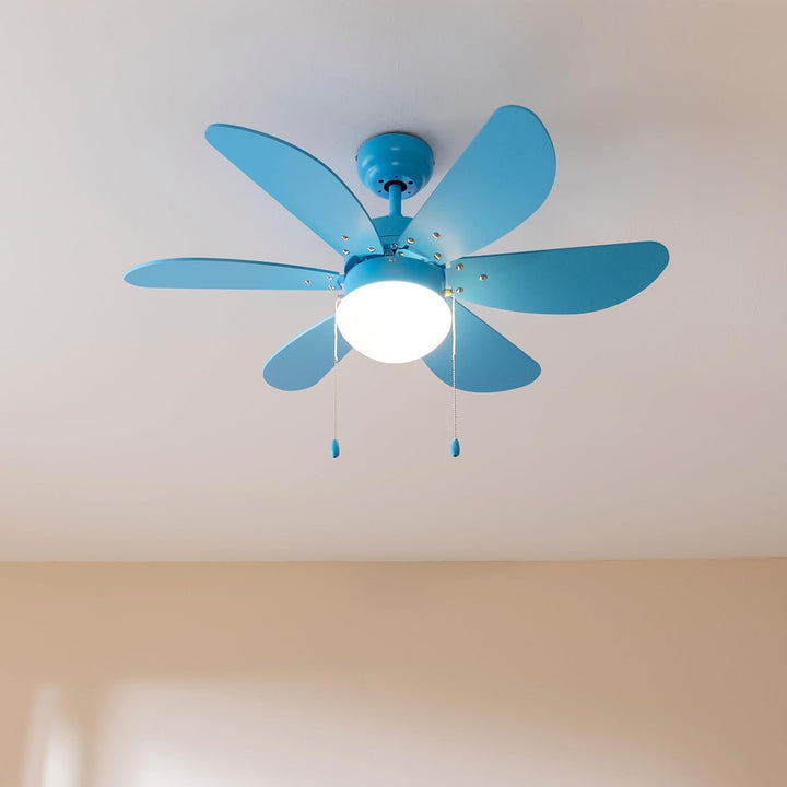 Cecotec - Deckenventilator mit Licht EnergySilence Aero 3600 Vision Full Blue 50 W, 91 cm, 3 Geschwi