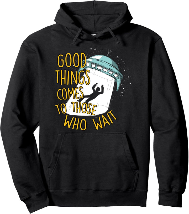 Gute Sachen Ausserirdischer Raumschiff ET Aliens Ufo Geschenk Pullover Hoodie