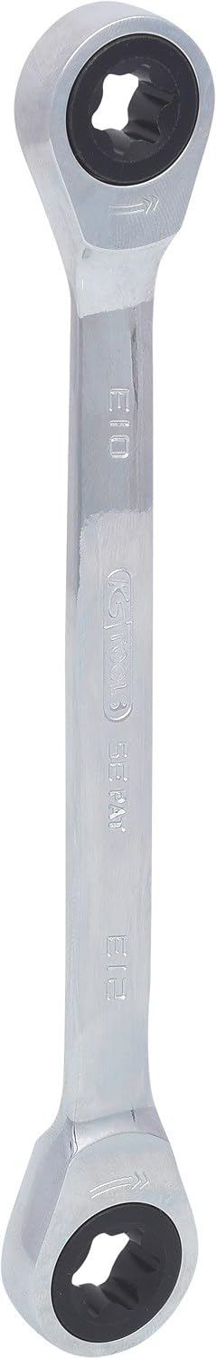 KS Tools 503.4353 GEARplus TX-E-Doppel-Ratschenringschlüssel,E10xE12, E10xE12