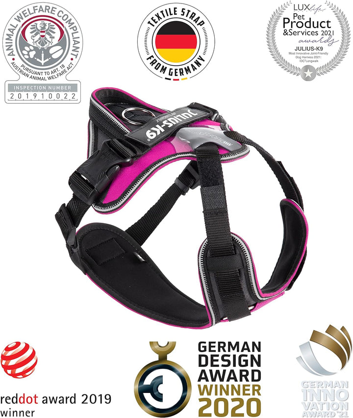 IDC Longwalk Geschirr, Rosa-Grau, Grösse: XL Rosa-Grau XL, Rosa-Grau XL