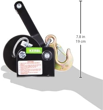 Kerbl Seilwinde mit 10m Seil ø 5mm max. Zugbelastung 360 kg 360 kg, mit 10m Seil, 360 kg, mit 10m Se